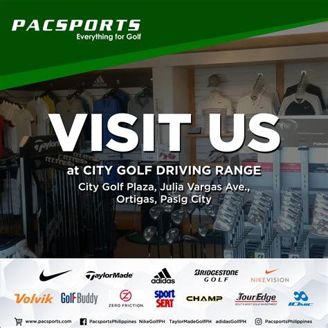 Visit Pacsports at City Golf .